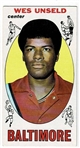 1969 Topps Basketball #56 Wes Unseld - Baltimore Bullets RC